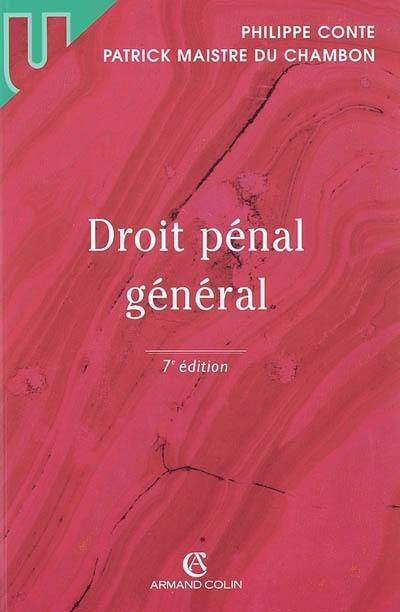 Droit pénal général