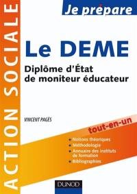 Le DEME : diplôme d'Etat de moniteur éducateur