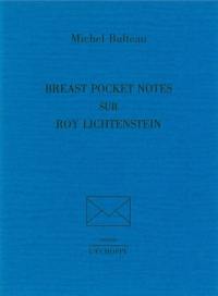 Breast pocket notes sur Roy Lichtenstein