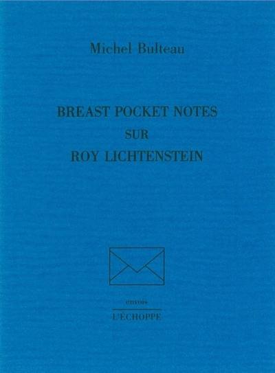 Breast pocket notes sur Roy Lichtenstein