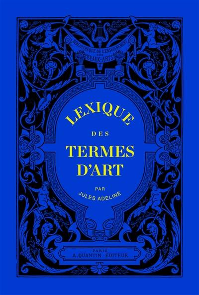 Lexique des termes d'art