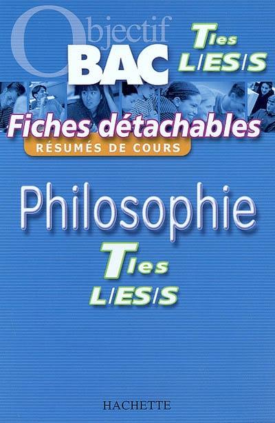 Philosophie terminales L-ES-S : résumés de cours