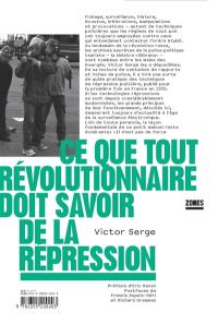 Ce que tout révolutionnaire doit savoir de la répression