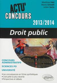 Droit public 2013-2014