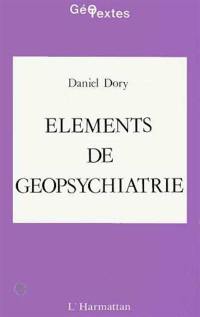 Eléments de géopsychiatrie