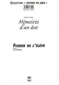 Mémoires d'un âne : fichier de l'élève