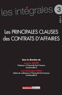 Les principales clauses dans les contrats d'affaires