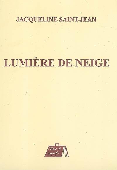 Lumière de neige