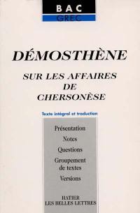 Sur les affaires de la Chersonèse