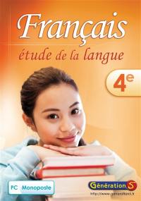 Français : Etude de la langue 4ème (version monoposte)