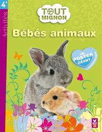 Bébés animaux : un poster géant + 50 autocollants