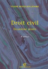 Droit civil, deuxième année