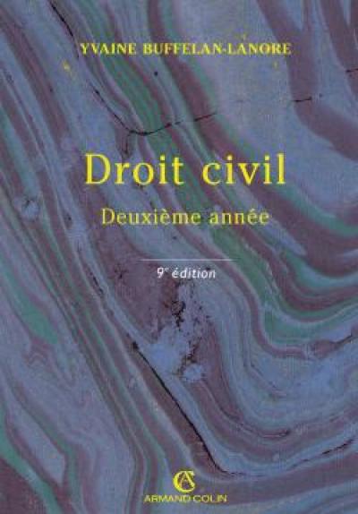 Droit civil, deuxième année