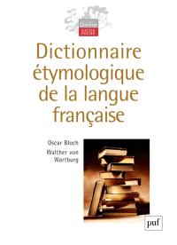 Dictionnaire étymologique de la langue française