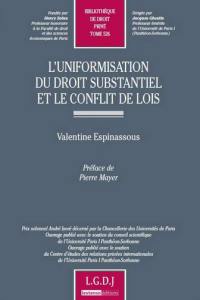 L'uniformisation du droit substantiel et le conflit de lois