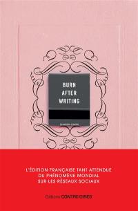 Burn after writing