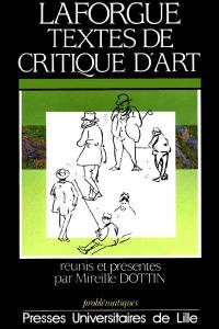 Jules Laforgue, textes de critique d'art