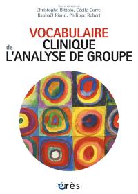 Vocabulaire clinique de l'analyse de groupe