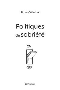 Politiques de sobriété