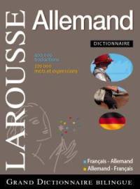 Grand dictionnaire allemand-français, français-allemand. Grosswörterbuch Deutsch-Französisch, Französisch-Deutsch