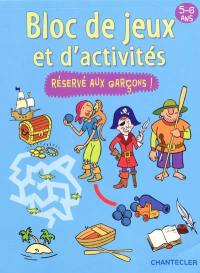 Bloc de jeux et d'activités, 5-6 ans : réservé aux garçons !