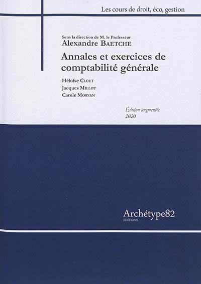 Annales et exercices de comptabilité générale