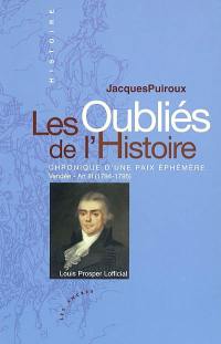 Les oubliés de l'histoire, précurseurs d'une paix éphémère : Vendée an III (1794-1795)