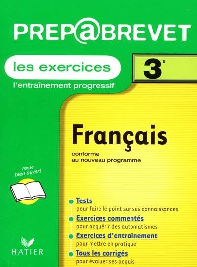 Français, 3e : les exercices