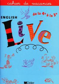 English live : de la 4e à la 3e