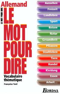 Allemand : vocabulaire thématique