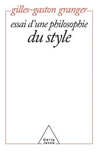 Essai d'une philosophie du style