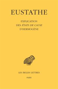 Explication des Etats de cause d'Hermogène