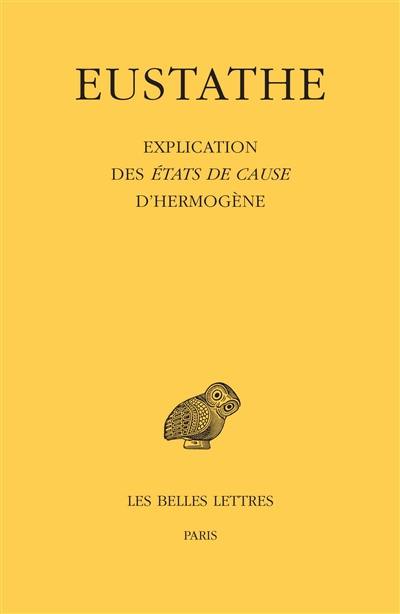 Explication des Etats de cause d'Hermogène