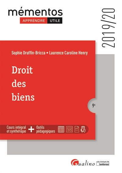 Droit des biens : 2019-20