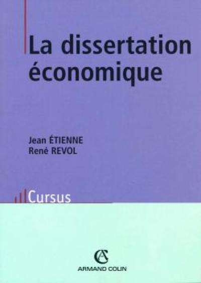 La dissertation économique