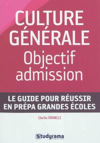 Culture générale : objectif admission