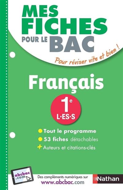 Français première L, ES, S