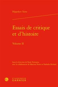 Essais de critique et d'histoire. Vol. 2