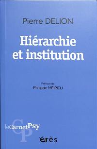 Hiérarchie et institution