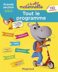 A la maternelle, grande section, 5-6 ans : tout le programme