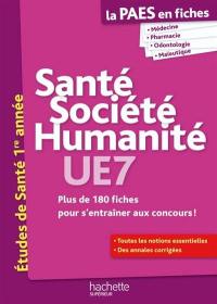 Santé, société, humanité UE7 : études de santé 1re année