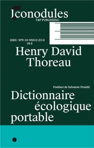 Dictionnaire écologique portable