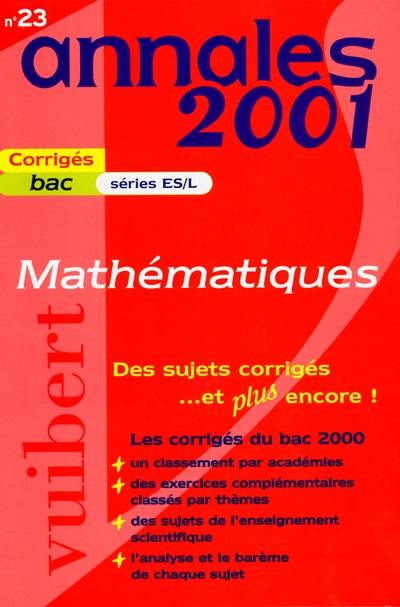 Mathématiques : séries ES, L