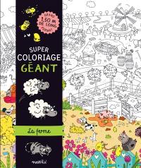 La ferme : super coloriage géant