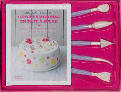 Gâteaux décorés en pâte à sucre : coffret