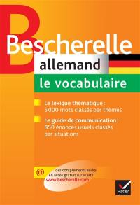 Allemand, le vocabulaire