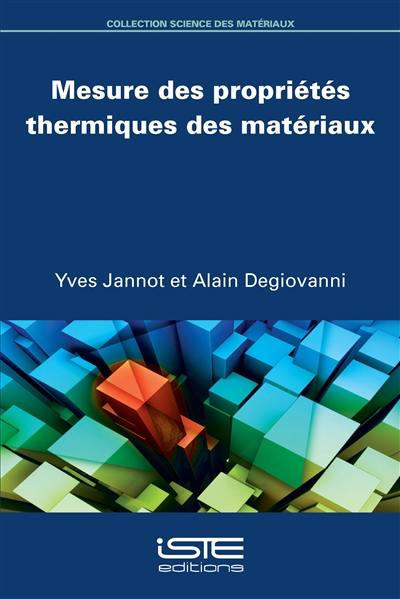 Mesure des propriétés thermiques des matériaux