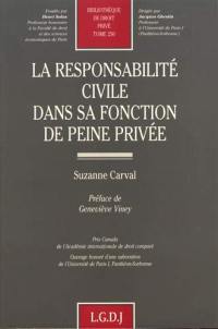 La responsabilité civile dans sa fonction de peine privée