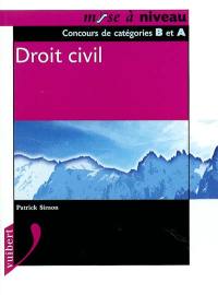 Droit civil : concours de catégories B et A