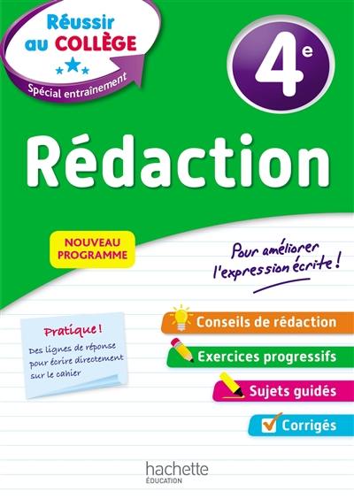 Rédaction 4e : nouveau programme